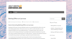 Desktop Screenshot of gulfsouthconference.org